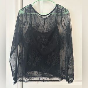 Black Lace Top